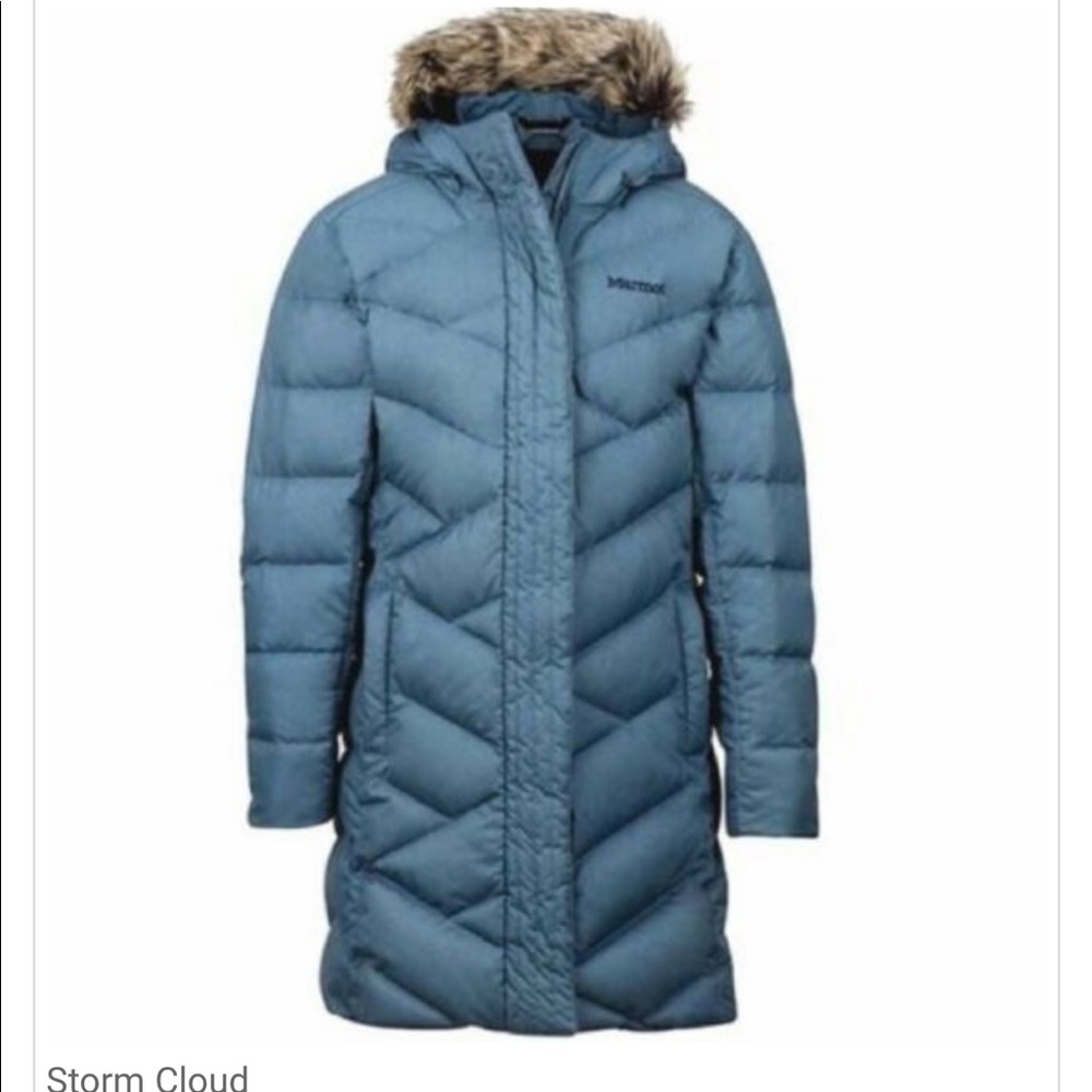 Blue marmot jacket